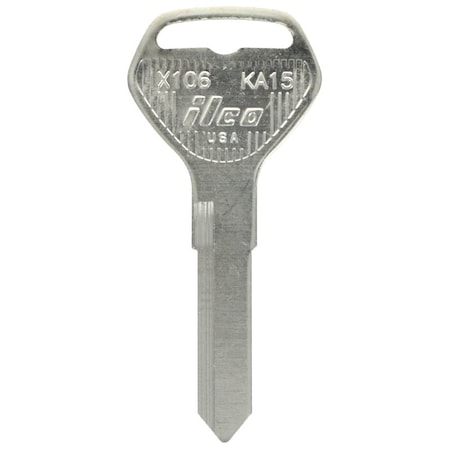 Hillman HILLMAN KeyKrafter Traditional Key Automotive Key Blank 2054 KA15 Double For Kawasaki, PK4 532054